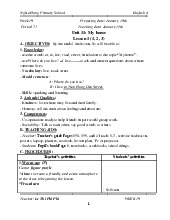 Giáo án môn Tiếng anh lớp 4 tuần 19 - Unit 11: My home | Bộ sách Global Success | Tiểu học ( Chương trình mới)