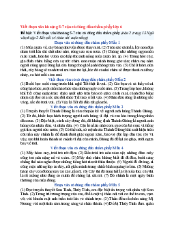 Văn mẫu lớp 6 Kết nối tri thức bài Viết đoạn văn khoảng 5-7 câu có dùng dấu chấm phẩy