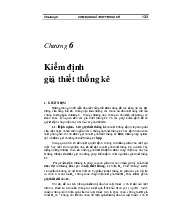 Giáo trình môn Kiểm định giả thiết thống kê | Trường Đại học Kinh Tế Quốc Dân