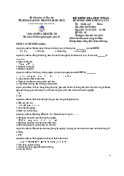 Đề thi (lí thuyết + Thực hành)  - Môn hệ thống thông tin quản lý | Đại học Kinh Tế Quốc Dân