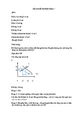 Cấu trúc đề thi Kinh tế học môn Kinh tế vĩ mô| Trường đại học Mở Hà Nội