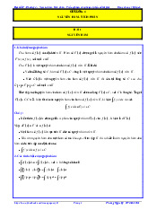 Trắc nghiệm và tự luận chủ đề nguyên hàm