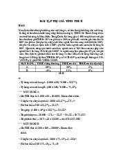 Bài tập trị giá tính thuế | Học viện Nông nghiệp Việt Nam