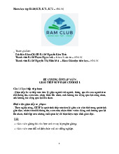 Bài ôn tập giao tiếp sư phạm - chương trình môn chung của sư phạm