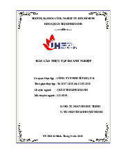 Báo cáo thực tập công ty TNHH Tín Luật | Trường Đại học Công Nghiệp TPHCM