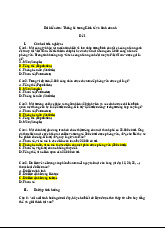Bài kiểm tra ôn tập | Thống kê trong kinh tế và kinh doanh | Trường Đại học Kinh tế Quốc dân