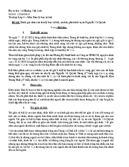 Phân tích tâm lý con người qua góc nhìn tâm lý học xã hội | tâm lý học xã hội | Đại học Khoa học Xã hội và Nhân văn, Đại học Quốc gia Thành phố HCM