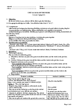 Unit 10: U10L2B | Giáo án Tiếng Anh 2 sách i-Learn Smart Start (Cả năm)