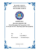 Thất nghiệp ở Việt Nam giai đoạn từ 2022 đến nửa đầu năm 2024 – Thực trạng, nguyên nhân và giải pháp | Bài thảo luận kinh tế vĩ mô