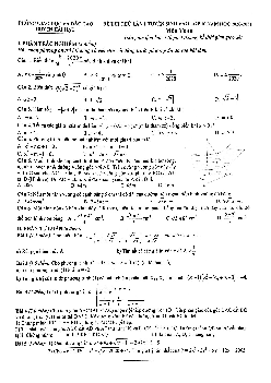 Đề thi thử lần 1 vào 10 môn Toán năm 2020 – 2021 phòng GD&ĐT Hải Hậu – Nam Định