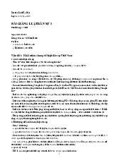 Bài giảng luật dân sự 1 | Trường Đại học Luật - Đại học Quốc gia Hà Nội