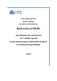 Báo cáo cá nhân tuần 1  - Tài liệu tham khảo | Đại học Hoa Sen