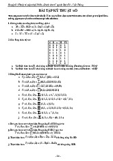 Ngân hàng bài tập kỹ thuật số ( có lời giải ) | Trường Cao Đẳng Văn Lang Sài Gòn