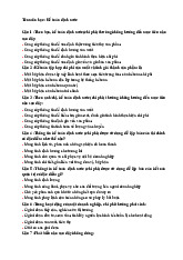 Đề cương ôn tập Kế toán định mức | Đại học Nội Vụ Hà Nội