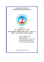 Mối quan hệ biện chứng giữa vật chất và ý thức  - Triết học Mác Lenin | Đại học Kinh Tế Quốc Dân