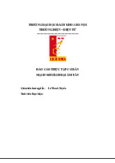 Thực Tập Mạch Khuếch Đại Âm Tần | Thực tập cơ bản | Trường Đại học Bách khoa Hà Nội