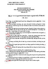 120 câu hỏi trắc nghiệm ôn tập theo bài không có đáp án  môn Tư tưởng Hồ Chí Minh | Trường đại học kinh doanh và công nghệ Hà Nội