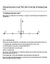 Đường trung trực là gì? Tính chất và bài tập về đường trung trực | Toán 7