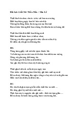 Lời Giấc Mơ Thần Tiên - Tài liệu tổng hợp