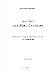 Giáo trình môn Tư tưởng Hồ Chí Minh | Học viện Chính sách và Phát triển