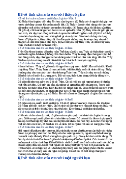 Viết đoạn văn nêu tình cảm với thầy cô giáo hoặc một người bạn - Tập làm văn lớp 3 Chân trời sáng tạo