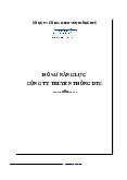 Hồ sơ năng lực công ty truyền thông DTC- Tài liệu tham khảo | Đại học Hoa Sen
