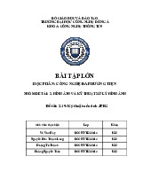 Bài Tập Lớn: Kỹ Thuật Nén Ảnh JPEG | Môn Công nghệ đa phương tiện - Đại học Công Nghệ Đông Á