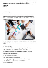 Hệ thống câu hỏi trắc nghiệm Môn Kế toán quản trị | Đại học Bách Khoa Hà Nội