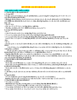 Chuyên đề chuyển dịch cơ cấu kinh tế ôn thi tốt nghiệp THPT