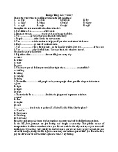 Bài tập Global Success Unit 7 | Tiếng Anh 7