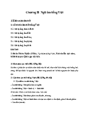 Chuong 2 Nhập môn việt ngữ học - Việt ngữ học | Đại Học Hà Nội