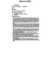 BỆNH ÁN NHIỄM SỞI - 622699132: Tình Trạng và Chẩn Đoán