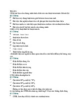 BT trắc nghiệm và đáp án môn Cấu trúc dữ liệu và giải thuật| Bài tập môn Cấu trúc dữ liệu và thuật toán| Trường Đại học Bách Khoa Hà Nội