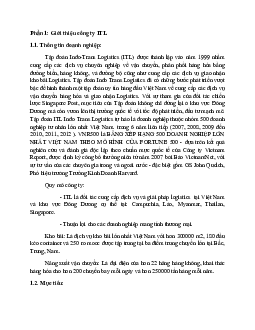 Bài báo cáo môn Quản trị chất lượng | Đại học Kỹ thuật - Công nghệ Cần Thơ