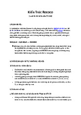 Kiến trúc Rococo môn Lịch sử kiến trúc | Trường Đại học Hà Nội