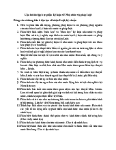 Câu hỏi ôn tập Lý luận và Nhà nước và pháp luật