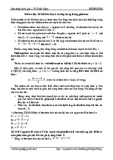 Khái niệm độ bất bão hòa k và ứng dụng trong giải toán - Tài liệu tổng hợp
