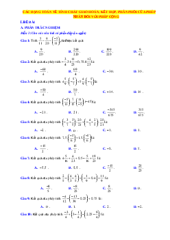 Các Dạng Toán Về Tính Chất Phép Nhân Đối Với Phép Cộng Trong Tập Hợp Số Hữu Tỉ Lớp 7 (Có Lời Giải Chi Tiết)