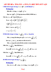 Phương Pháp Tìm GTLN Và GTNN Của Biểu Thức Rút Gọn Toán 9