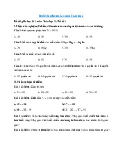 TOP 5 đề thi giữa học kỳ 1 môn Toán lớp 2 năm học 2024 - 2025