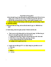 Câu hỏi LSĐ. Trường đại học Nguyễn Tất Thành