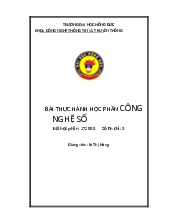 [TÀI LIỆU] Bài thực hành Công nghệ số | Trường Đại học Hồng Đức