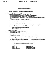 Đề Cương Hóa Dược: Tác dụng Thuốc Trên Hệ TKTW môn Hóa Dược| Trường Đại học Y Dược, Đại học Quốc gia Hà Nội
