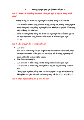 Đề cương cuối kì môn Dẫn luận ngôn ngữ | Đại Học Hà Nội