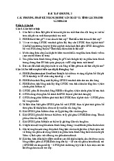 Bài tập chương 3 Phương pháp kế toán chi phí sản xuất | Môn Kế toán quản trị - Đại học Bách Khoa Hà Nội