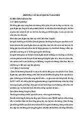 Chương 1: lý luận quản lí giáo dục | Môn Quản lí giáo dục - Đại học Vinh