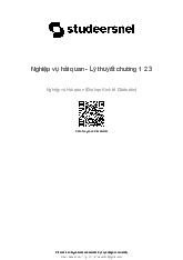 Lý thuyết Chương 1, 2, 3 và đề thi tổng hợp môn Nghiệp vụ hải quan | Trường Đại học Kinh Tế Quốc Dân