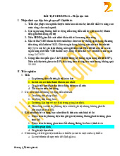 BÀI TẬP CHƯƠNG 6 – Phần câu hỏi  - Môn Kinh tế vĩ mô - Đại Học Kinh Tế - Đại học Đà Nẵng