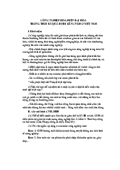 Công nghiệp hóa, hiện đại hóa| Đại học Kinh Tế Quốc Dân