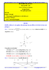 10 đề ôn tập giữa kì 1 Toán 12 năm học 2025 – 2026 – Trương Ngọc Vỹ